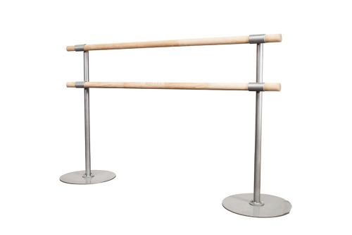 Мобильный двухрядный хореографический (балетный) станок "Элегант" Мобильный двухрядный хореографический (балетный) станок "Элегант"