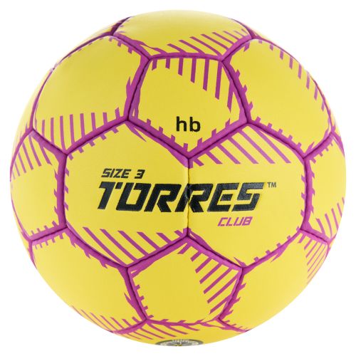 Мяч гандбольный TORRES Club №3 (желтый)