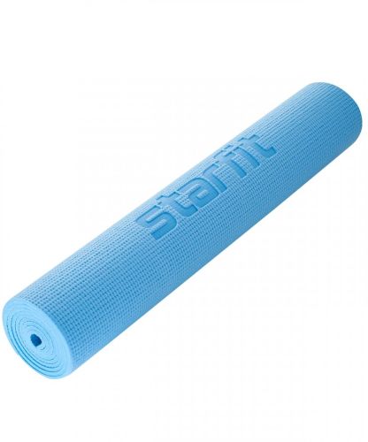 Коврик для йоги и фитнеса STARFIT FM-101 PVC 183x61х0,6 см (синий пастель)#2 Коврик для йоги и фитнеса STARFIT FM-101 PVC 183x61х0,6 см (синий пастель)#2