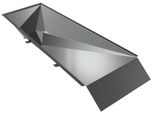 Ящик для упора шеста (стальной лист 3 мм)