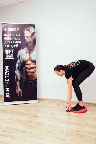 Подушка балансировочная Original FitTools синяя#5