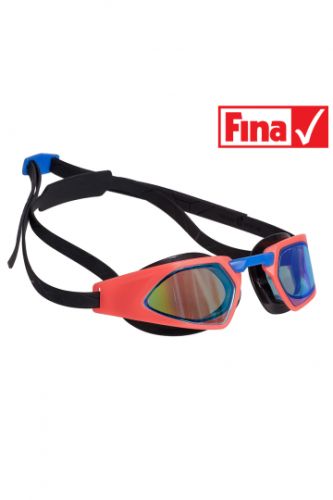 Очки стартовые MADWAVE X-BLADE Mirror (оранжевый)