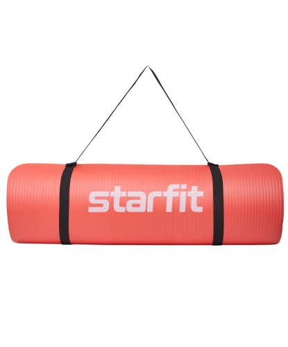 Коврик для йоги и фитнеса STARFIT FM-301 NBR 183x61х1,5 см (коралловый)#6