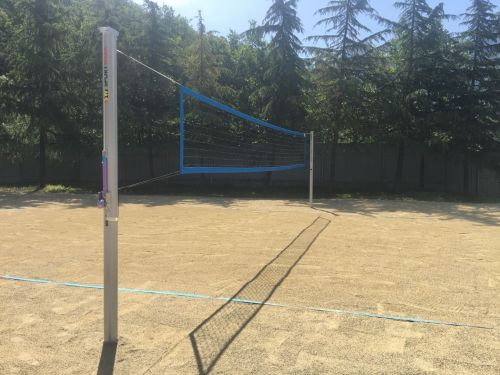 Сетка для пляжного волейбола профессиональная d=3 мм яч. 100х100 мм черная KV.REZAC#2