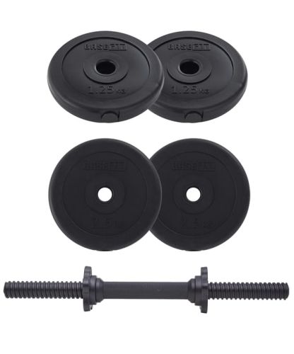 Гантель разборная пластиковая BASEFIT DB-717 8 кг#2