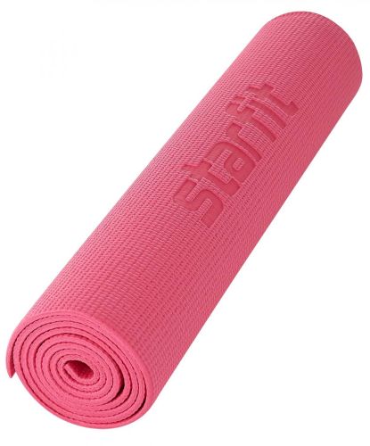 Коврик для йоги и фитнеса STARFIT FM-101 PVC 183x61х0,6 см (розовый)#3 Коврик для йоги и фитнеса STARFIT FM-101 PVC 183x61х0,6 см (розовый)#3