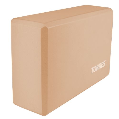 Блок для йоги TORRES YL8005P EVA 8x15x23 см (пудровый)#3 Блок для йоги TORRES YL8005P EVA 8x15x23 см (пудровый)#3