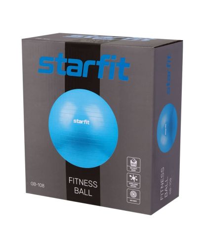 Фитбол STARFIT GB-108 75 см (синий пастель)#4