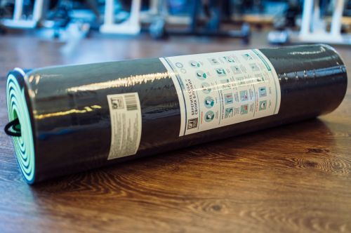 Коврик для йоги 10 мм Original FitTools FT-YGM10-TPE-BG#6