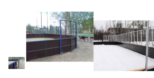 Хоккейная площадка 30х15 м фанера#2