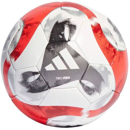 Мяч футбольный ADIDAS Tiro Pro HT2428 №5 FIFA Pro (ПУ) бело-черно-красный#2 Мяч футбольный ADIDAS Tiro Pro HT2428 №5 FIFA Pro (ПУ) бело-черно-красный#2