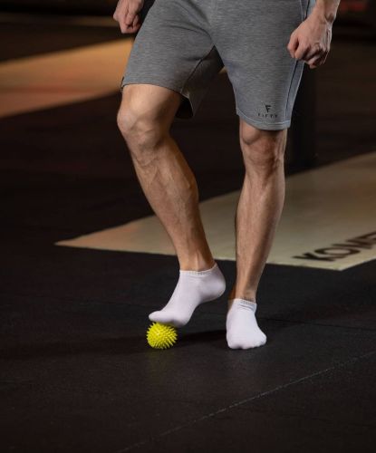 Мяч массажный BASEFIT GB-602 8 см (лаймовый)#4