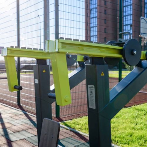 Уличный тренажер Жим вверх с переменной нагрузкой ZAVODSPORTA Power-1801#8 Уличный тренажер Жим вверх с переменной нагрузкой ZAVODSPORTA Power-1801#8