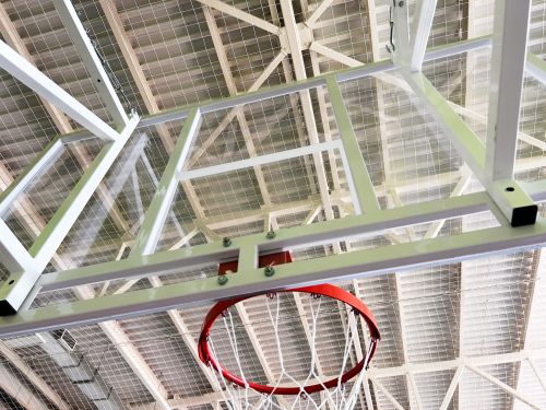 Щит баскетбольный игровой 1800х1050 из поликарбоната 10 мм (на раме) СТ-47#13