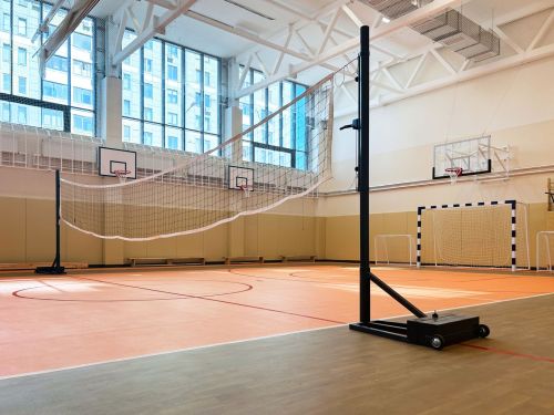 Стойки волейбольные передвижные со стаканами-противовесами СТ-174#14