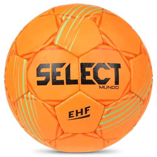 Мяч гандбольный SELECT Mundo V22 Senior №3 EHF Approved (ПУ) оранжевый