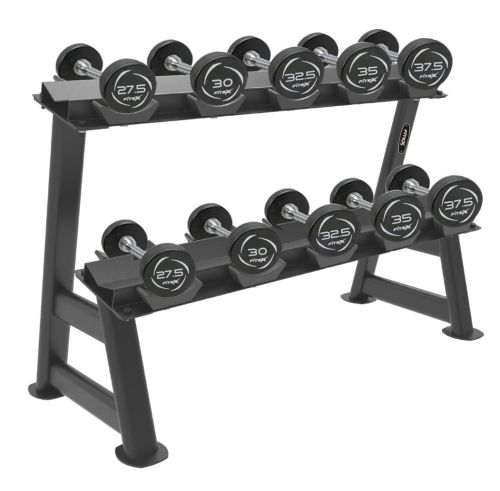 Комплект PVC гантелей 27,5-37,5 кг (5 пар) со стойкой FITEX PRO FTX-316.1