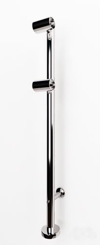 Кронштейн для хореографического (балетного) станка напольный пристенный двухрядный (нержавеющая сталь) Кронштейн для хореографического (балетного) станка напольный пристенный двухрядный (нержавеющая сталь)