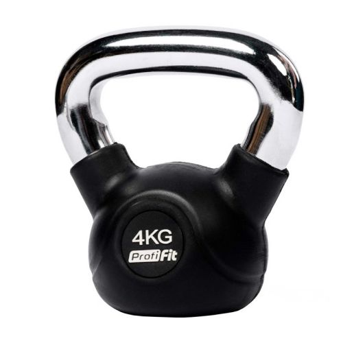 Гиря обрезиненная с хромированной ручкой PROFI-FIT