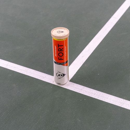 Мяч теннисный Dunlop Fort Clay Court (4 шт.) ITF Approved#4 Мяч теннисный Dunlop Fort Clay Court (4 шт.) ITF Approved#4