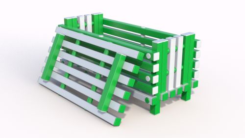 Скамья-ящик 1100х475х500 мм#4