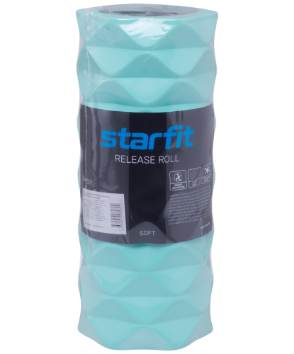 Ролик массажный STARFIT FA-507 EVA/PP 32,5x12,5 cм, (мятный)#4