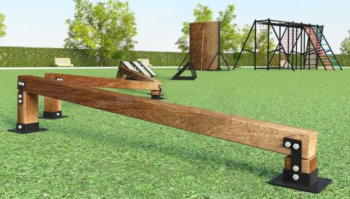 Элемент полосы препятствий Наклонное бревно#2