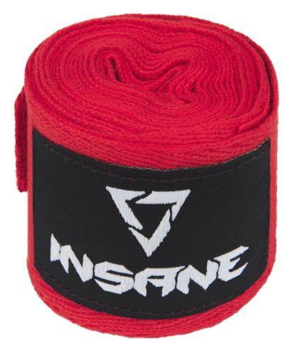Бинт боксерский INSANE CRUSHER IN24-HW600 (хлопок) красный#2 Бинт боксерский INSANE CRUSHER IN24-HW600 (хлопок) красный#2
