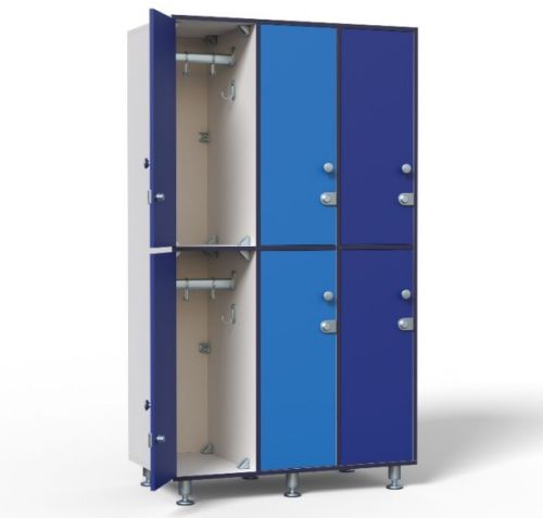 Шкаф для раздевалок HPL ТС 1-26 900х500х1850 мм