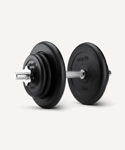 Гантель разборная обрезиненная STARFIT DB-716 16 кг Гантель разборная обрезиненная STARFIT DB-716 16 кг