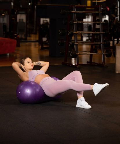 Фитбол "Арахис" STARFIT GB-803 50x100 см (фиолетовый)#5