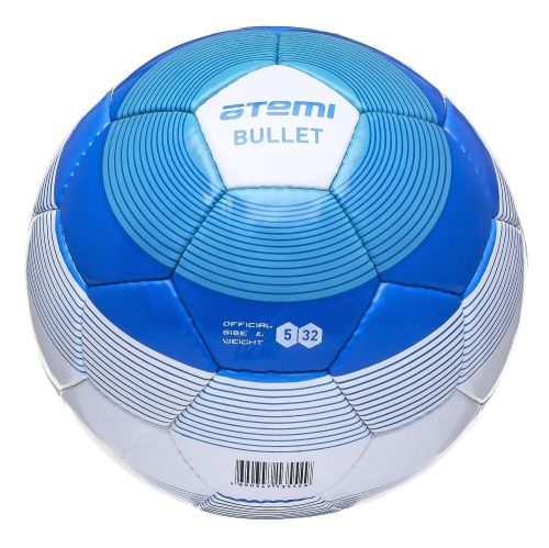 Мяч футбольный ATEMI BULLET №5 (ПУ) сине-белый#2 Мяч футбольный ATEMI BULLET №5 (ПУ) сине-белый#2