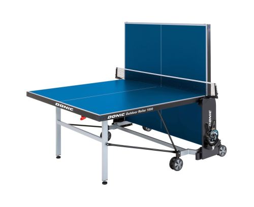 Всепогодный теннисный стол DONIC Outdoor Roller 1000 Blue (с сеткой)#4