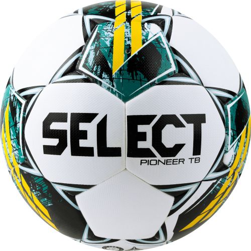 Мяч футбольный SELECT Pioneer TB V23 №5 FIFA Basic (ПУ) бело-зелено-желтый#2