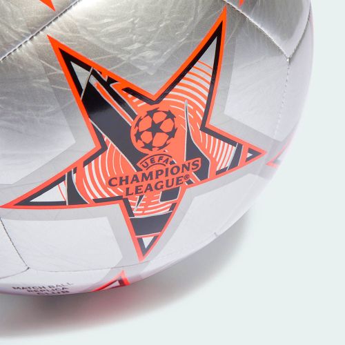 Мяч футбольный ADIDAS Finale Club IA0950 №5 (ТПУ) серебристо-оранжевый#3 Мяч футбольный ADIDAS Finale Club IA0950 №5 (ТПУ) серебристо-оранжевый#3