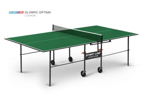 Теннисный стол START LINE Olympic Optima Green (с сеткой)