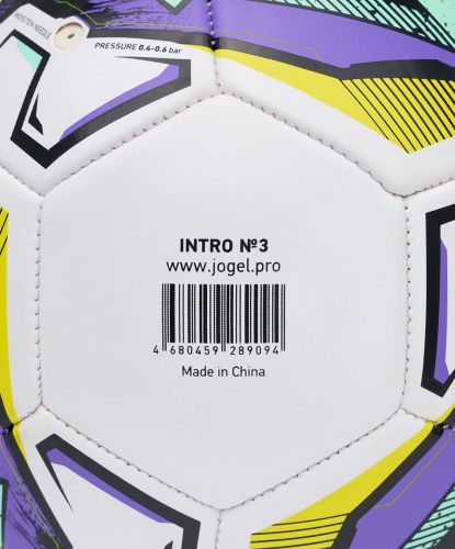 Мяч футбольный Jogel Intro №3 (BC24) белый#6