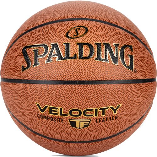 Мяч баскетбольный SPALDING TF Velocity Orange №7 (ПУ) коричнево-черный