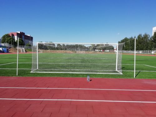 Ворота футбольные 7,32х2,44 м стальные d=89 мм стационарные №1 (разборные)#2