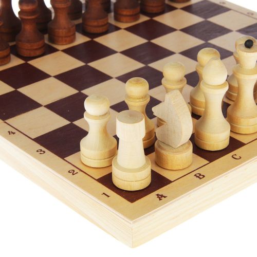 Шахматы обиходные парафинированные 29 см