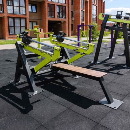 Уличный тренажер Жим лежа с переменной нагрузкой ZAVODSPORTA Force-2800#5 Уличный тренажер Жим лежа с переменной нагрузкой ZAVODSPORTA Force-2800#5