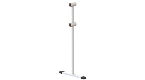 Кронштейн для хореографического (балетного) станка с резиновыми накладками двухрядный СТ-346 Кронштейн для хореографического (балетного) станка с резиновыми накладками двухрядный СТ-346