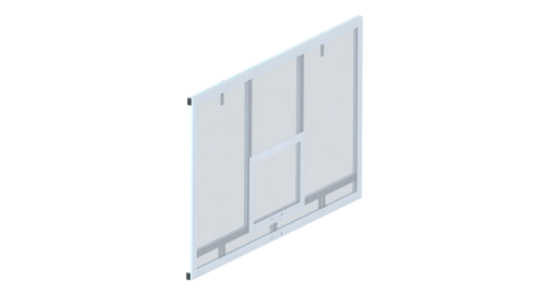 Щит баскетбольный игровой 1800х1050 из поликарбоната 10 мм (на раме) СТ-47
