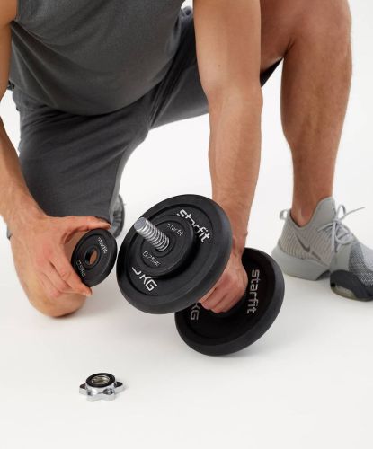 Гантель разборная чугунная STARFIT DB-715 10 кг#8 Гантель разборная чугунная STARFIT DB-715 10 кг#8