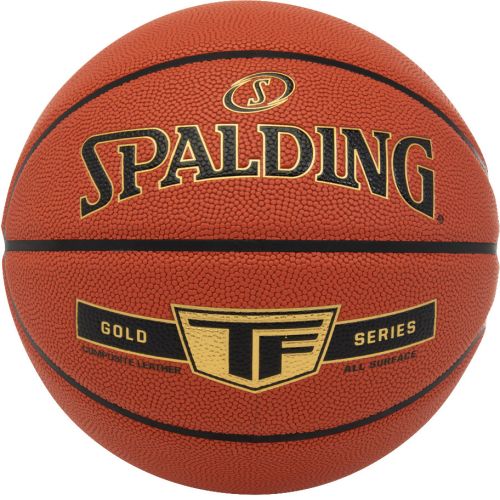 Мяч баскетбольный SPALDING Gold TF №7(микрофибра) коричнево-черный