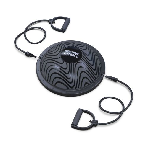Полусфера гимнастическая Original FitTools R3 с эспандерами и насосом#6