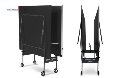 Теннисный стол START LINE Olympic Black (с сеткой)#6 Теннисный стол START LINE Olympic Black (с сеткой)#6