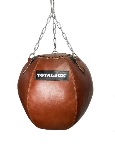 Груша кожаная боксерская "Шар" TOTALBOX ГБК 62х62-45 кг Груша кожаная боксерская "Шар" TOTALBOX ГБК 62х62-45 кг