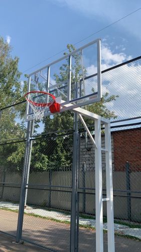 Баскетбольная стойка стационарная, двухопорная, вылет 1,2 м (без щита) СТ-186#4 Баскетбольная стойка стационарная, двухопорная, вылет 1,2 м (без щита) СТ-186#4