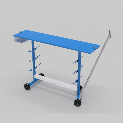 Тележка для перемещения брусков и нанесения пластилина Тележка для перемещения брусков и нанесения пластилина